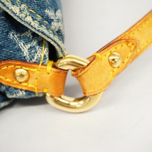 Louis Vuitton Monogram Denim Mini Pleaty Handbag - Picture 7 of 11